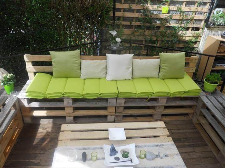recycled pallet outdoor furniture