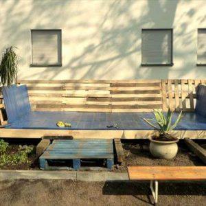 recycled pallet deck renovation