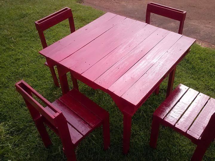 recycled pallet outdoor sitting furniture