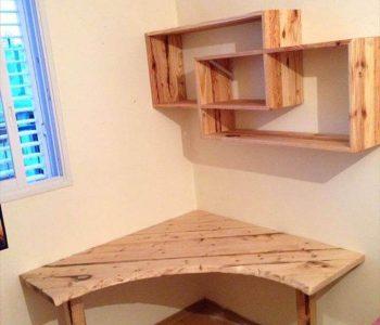 upcycled pallet sectional desk