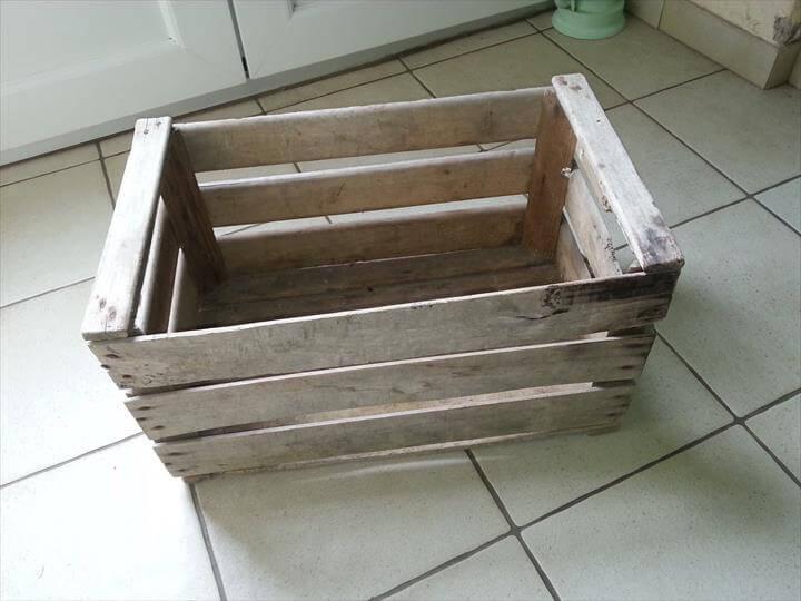 recycled pallet box