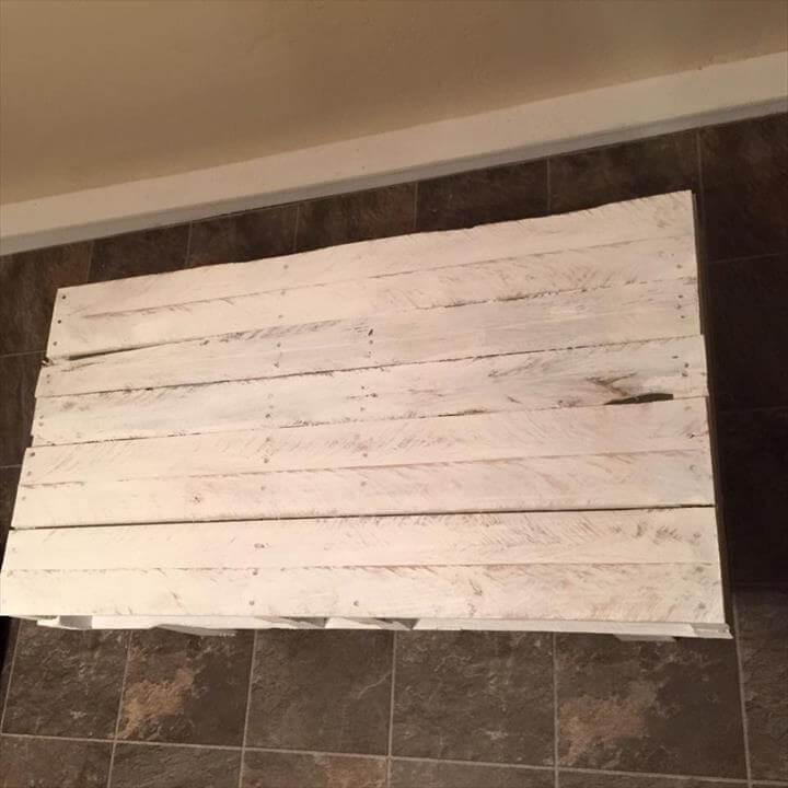diy shabby chic pallet coffee table
