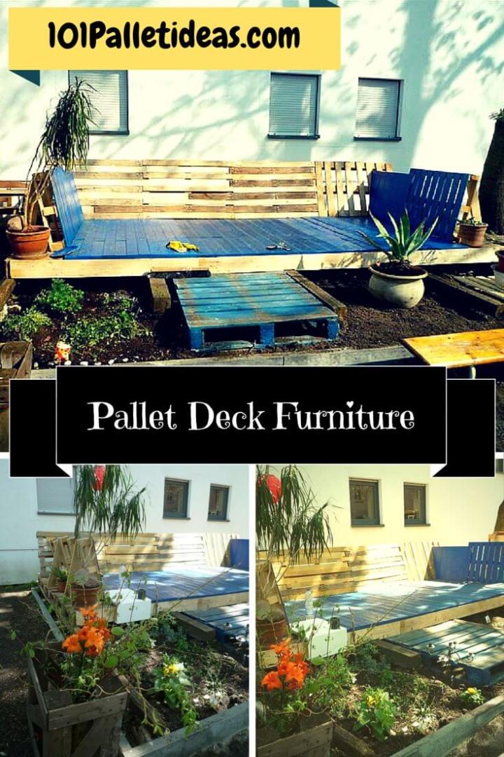DIY Pallet Patio Furniture Instructions
