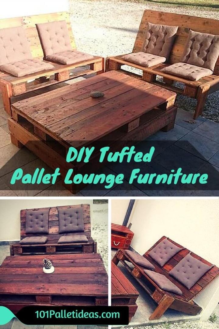 DIY Pallet Lounge Furniture