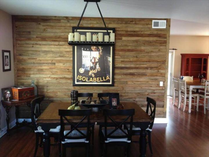 pallet wood wall