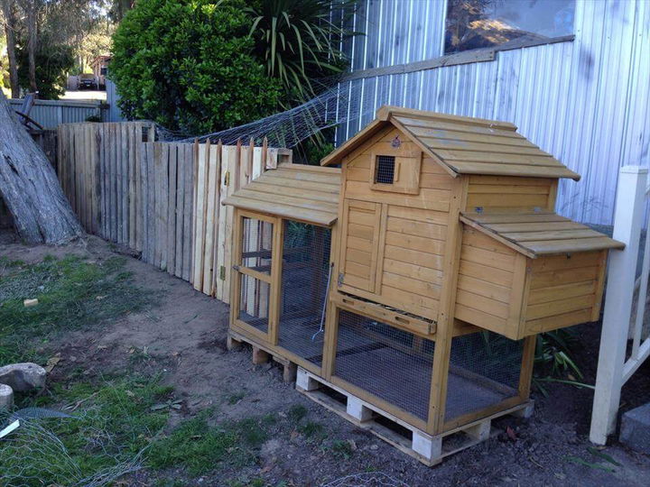 Wood Pallet Chicken Coop Easy Pallet Ideas