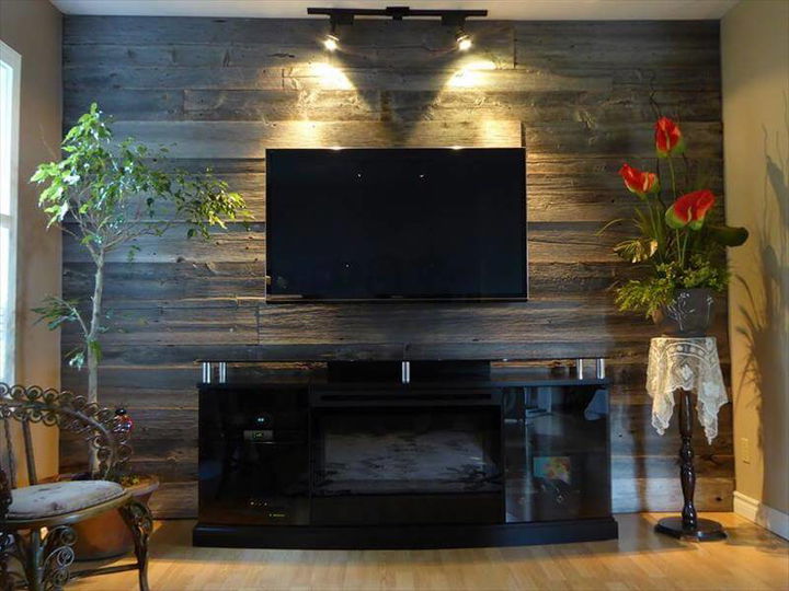 DIY Wood Pallet Wall Ideas and Paneling Easy Pallet Ideas