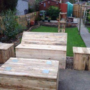 recycled pallet patio and garden furniture