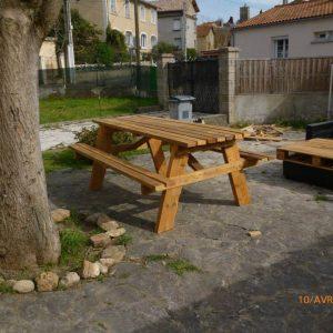 diy pallet picnic table