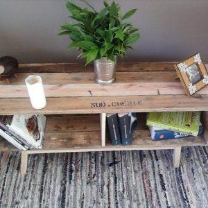 reclaimed retro styled pallet coffee table