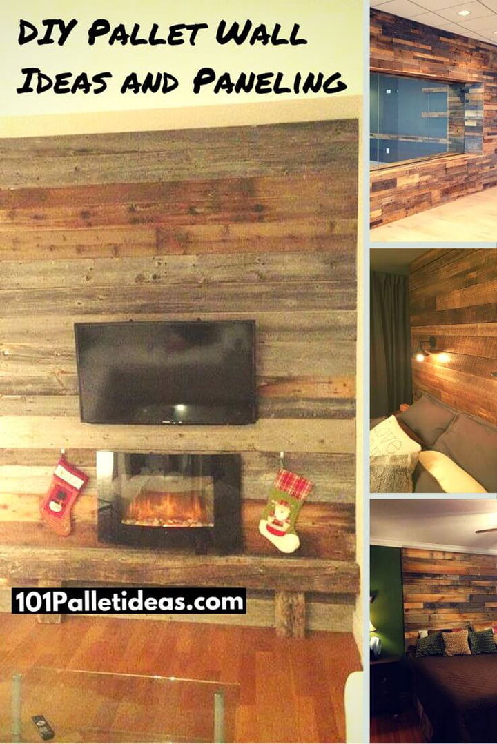 Diy Wood Pallet Wall Ideas And Paneling Easy Pallet Ideas