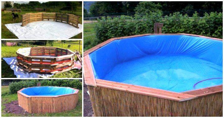 pallet swimming pool diy