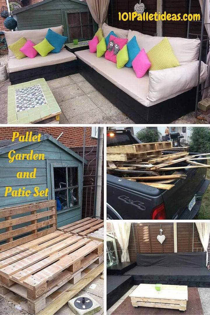 Pallet-Patio-Furniture-Ideas---DIY-Garden-Set---Easy-...