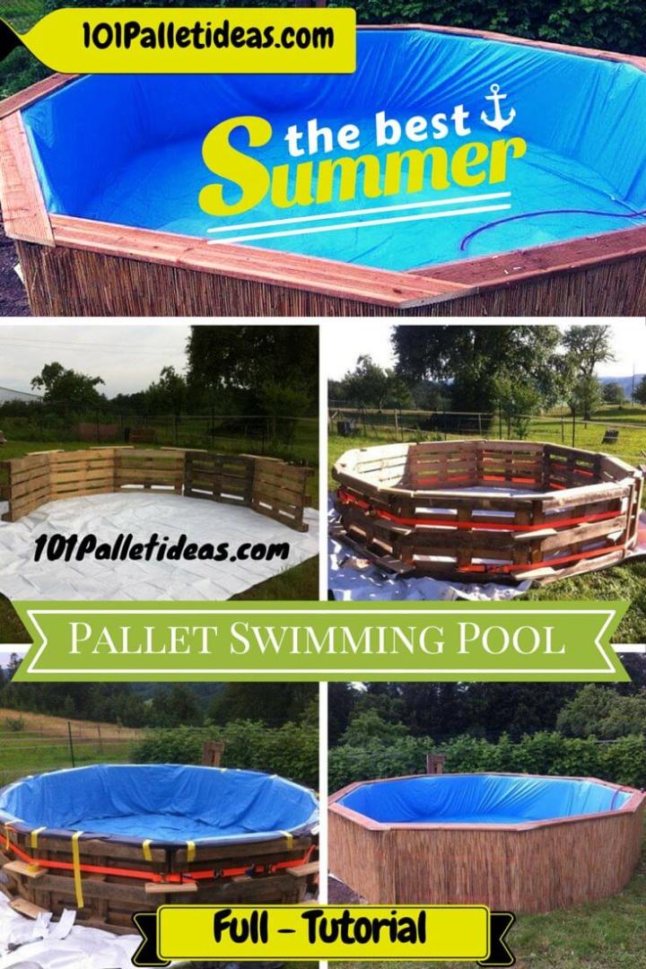 Swimming Pool Out of Pallets