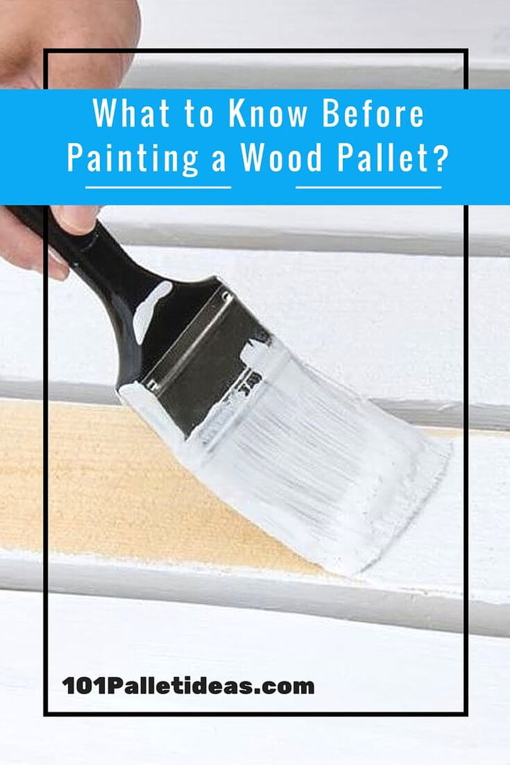 how to paint pallets