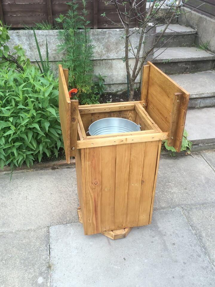reclaimed pallet ice chest