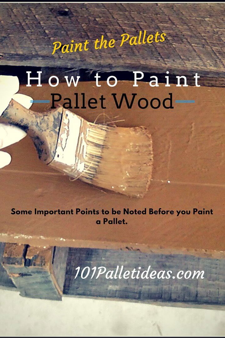 wood pallet painting