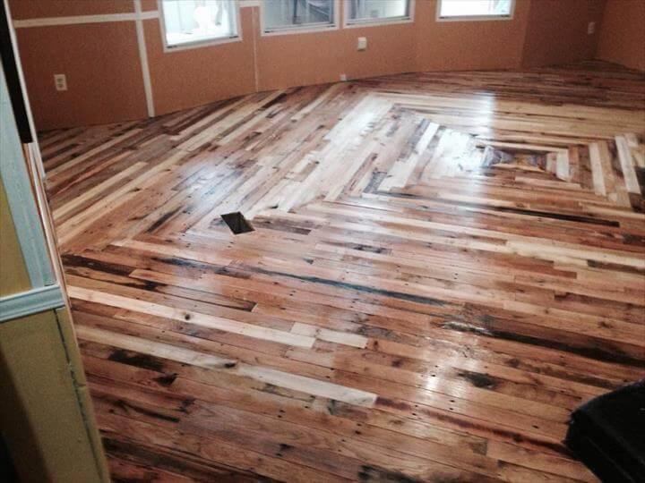Pallet Flooring Er Than Wood Diy, Black Hardwood Floors Reddit