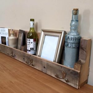 pallet wall mounted shelf