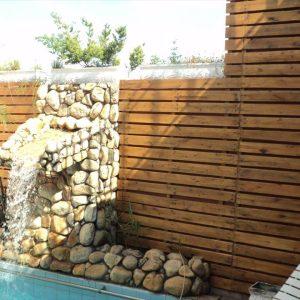 pallet poolside wall paneling