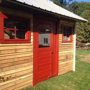 recycled pallet garden shed