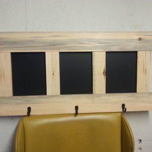 rustic wooden pallet wall organizer