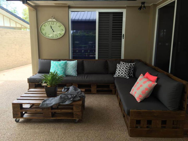 diy sectional pallet sofa set