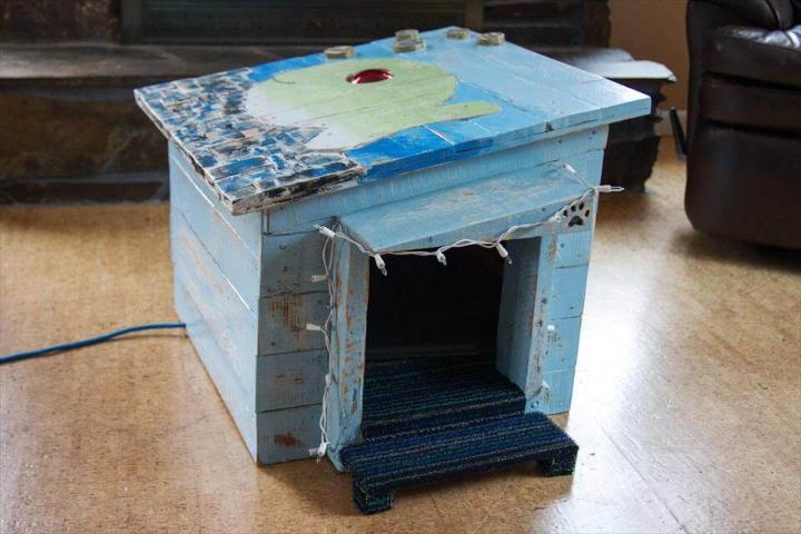 pallet cat house