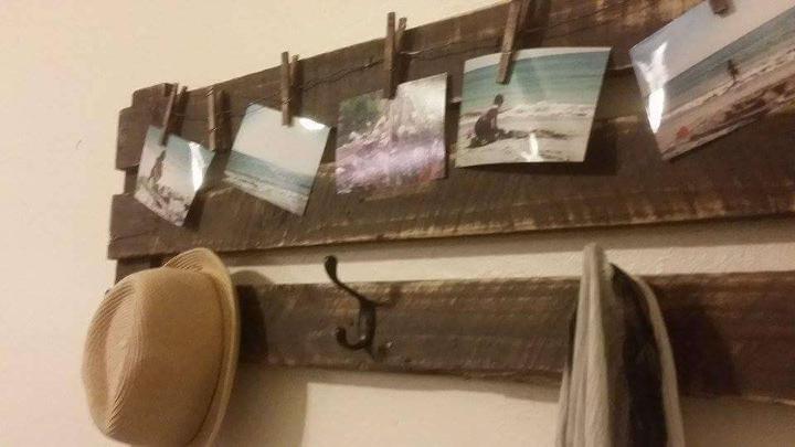 diy pallet dual functional organizer