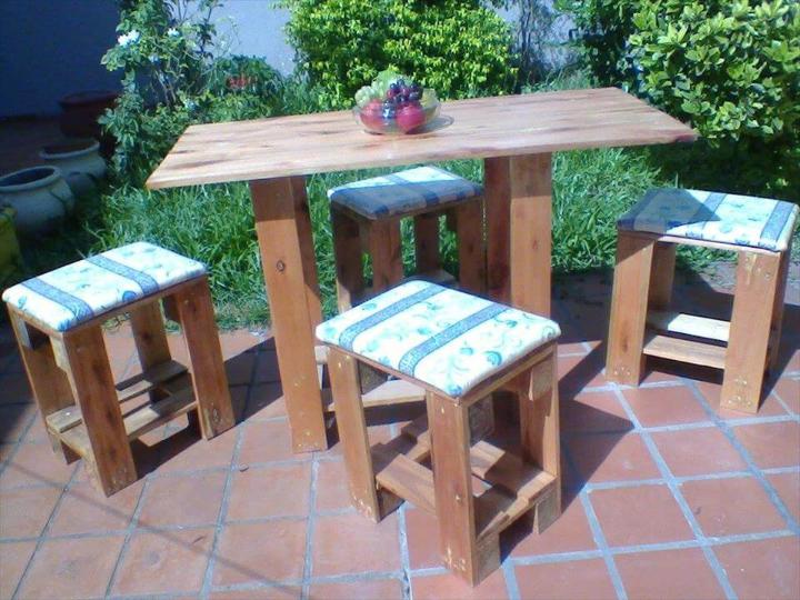 pallet set for beverage party
