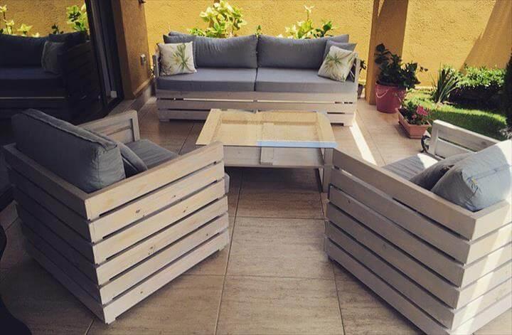 pallet living room sitting set