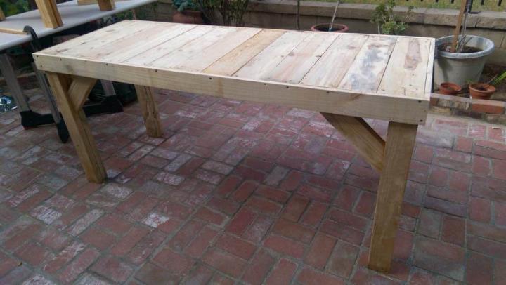 no-cost pallet table