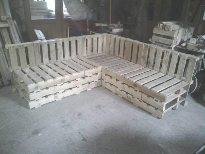 diy pallet sectional sofa frame