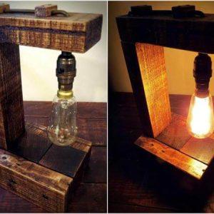 Pallet Wood Lamp