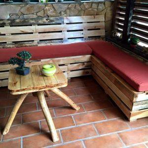 diy pallet sofa and coffee table