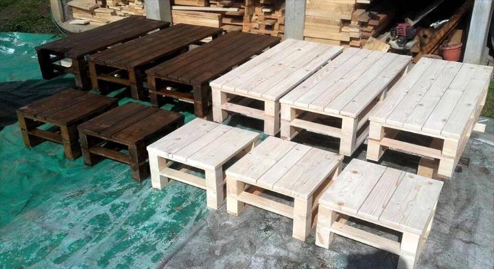 pallet coffee tables