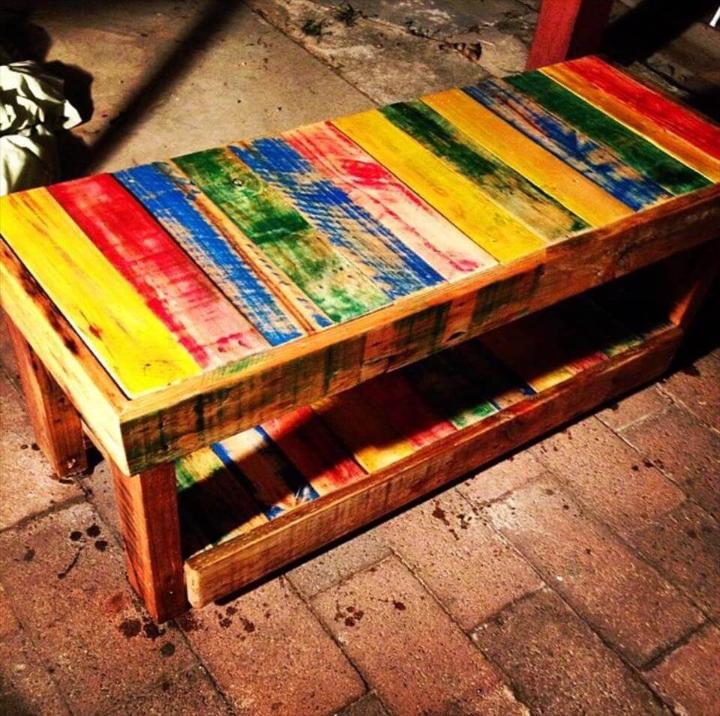 Lovely pallet coffee table