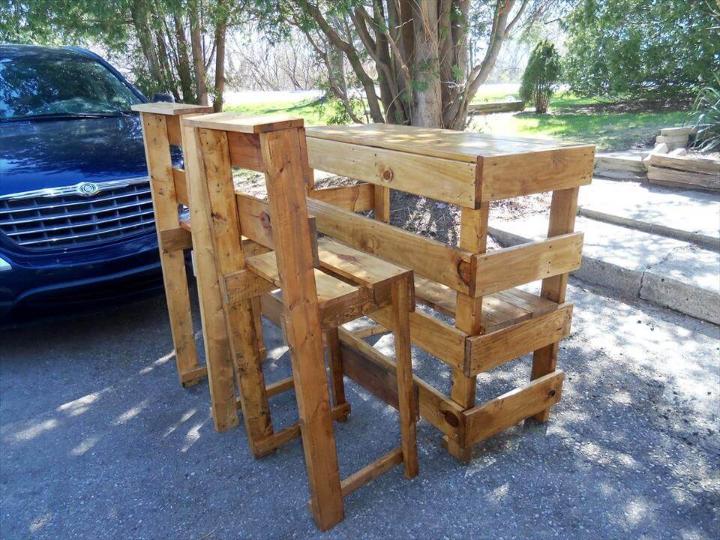 handmade pallet party furniture