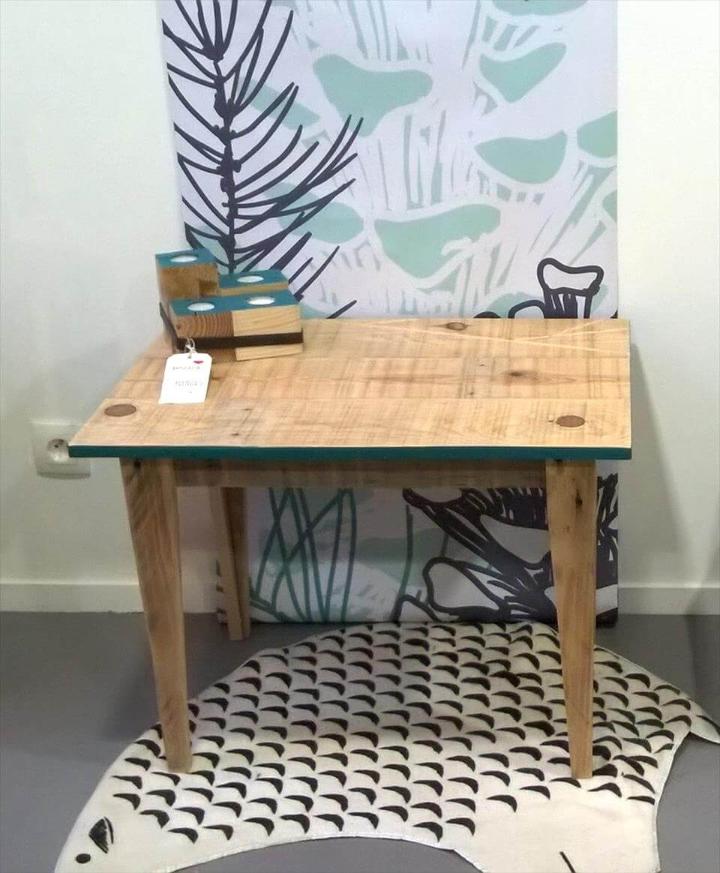 wooden table from pallets