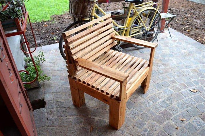 Easy Pallet Chair Easy Pallet Ideas