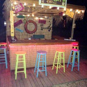 handcrafted wooden pallet bar shop