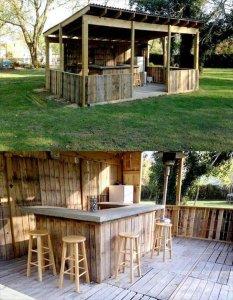 50+ Best-loved Pallet Bar Ideas & Projects - Easy Pallet Ideas