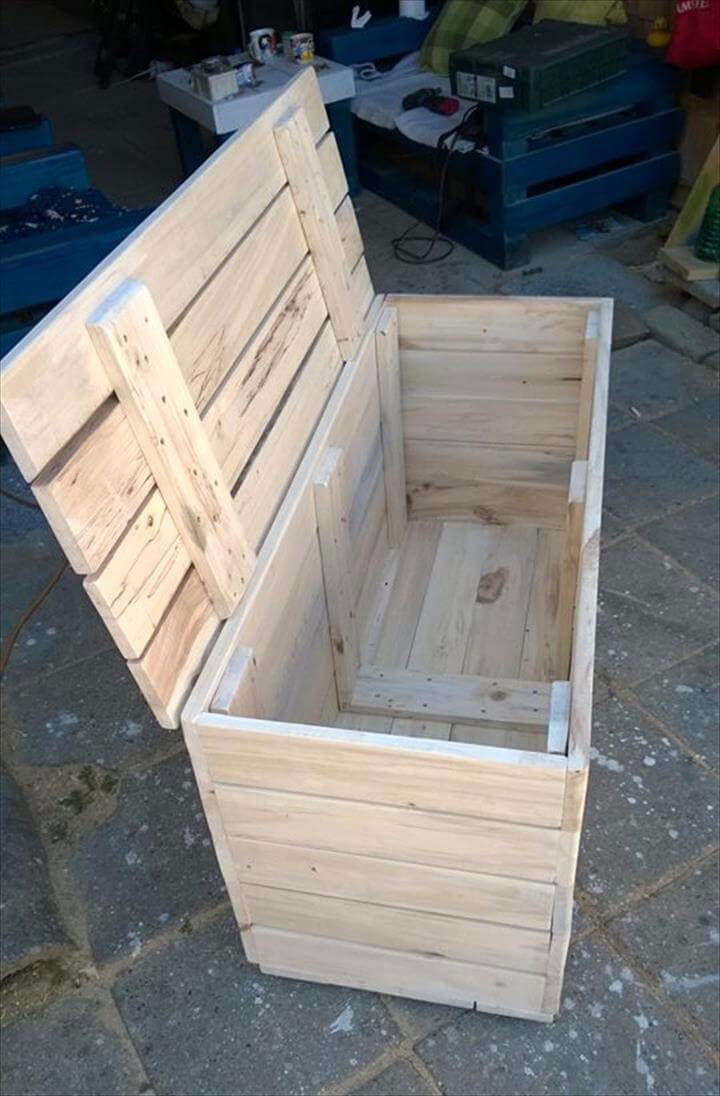 Wood Pallet Chest Box Easy Pallet Ideas