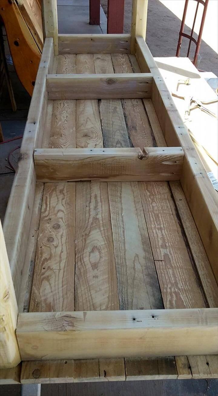 pallet entryway table