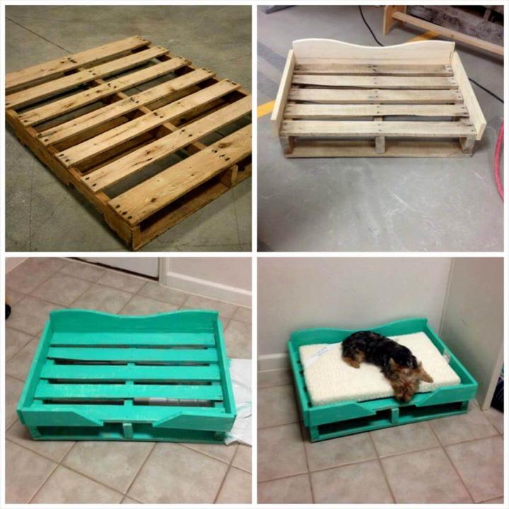 how to build a bed out of pallets