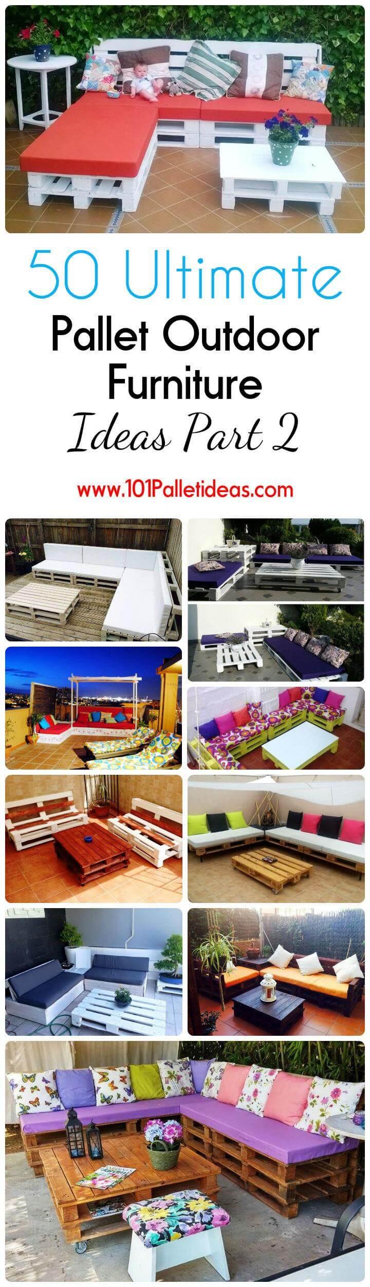 Pallet Outdoor Furniture Ideas