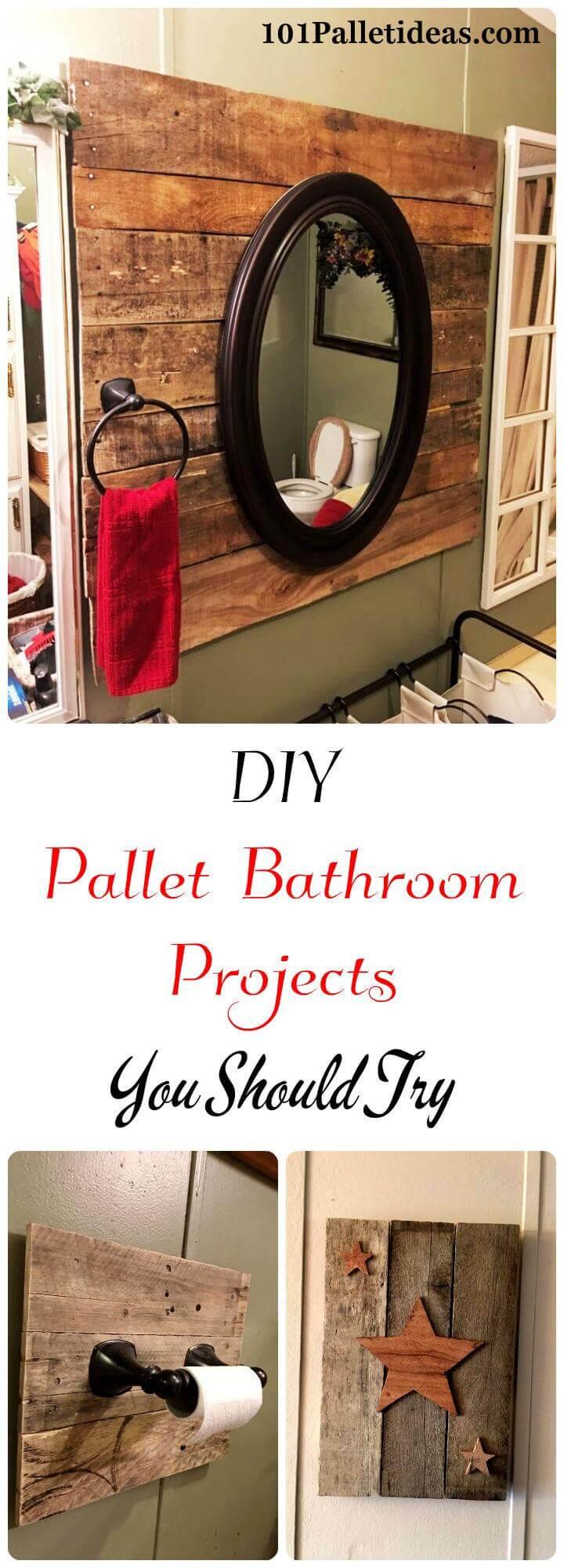 pallet bathroom projects