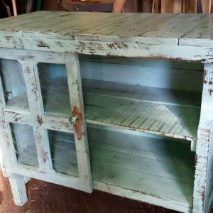 recycled pallet coffee cart