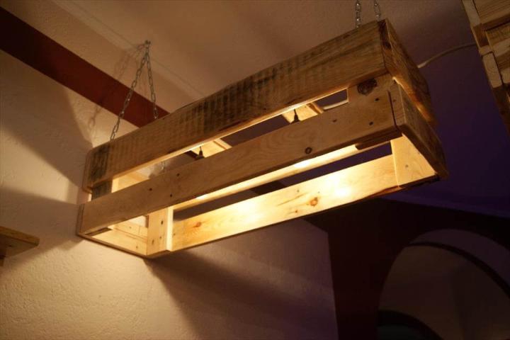 pallet ceiling hanging bar pendant light