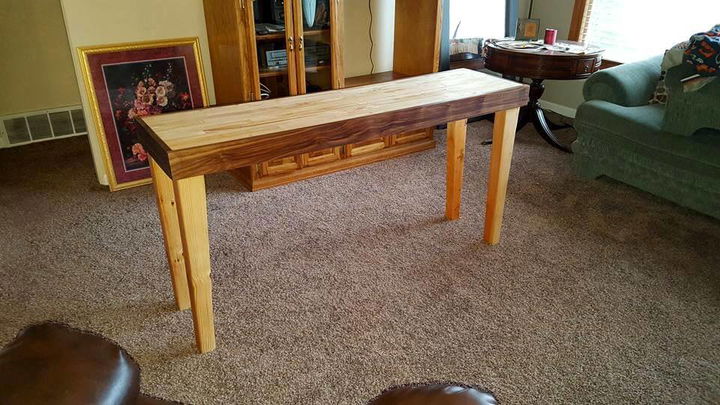 Upcycled Pallet Entryway Table Easy Pallet Ideas